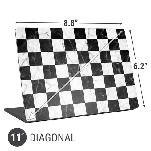 Checkered Marble Universal Laptop 11in (8.8 x 6.2in) Skin